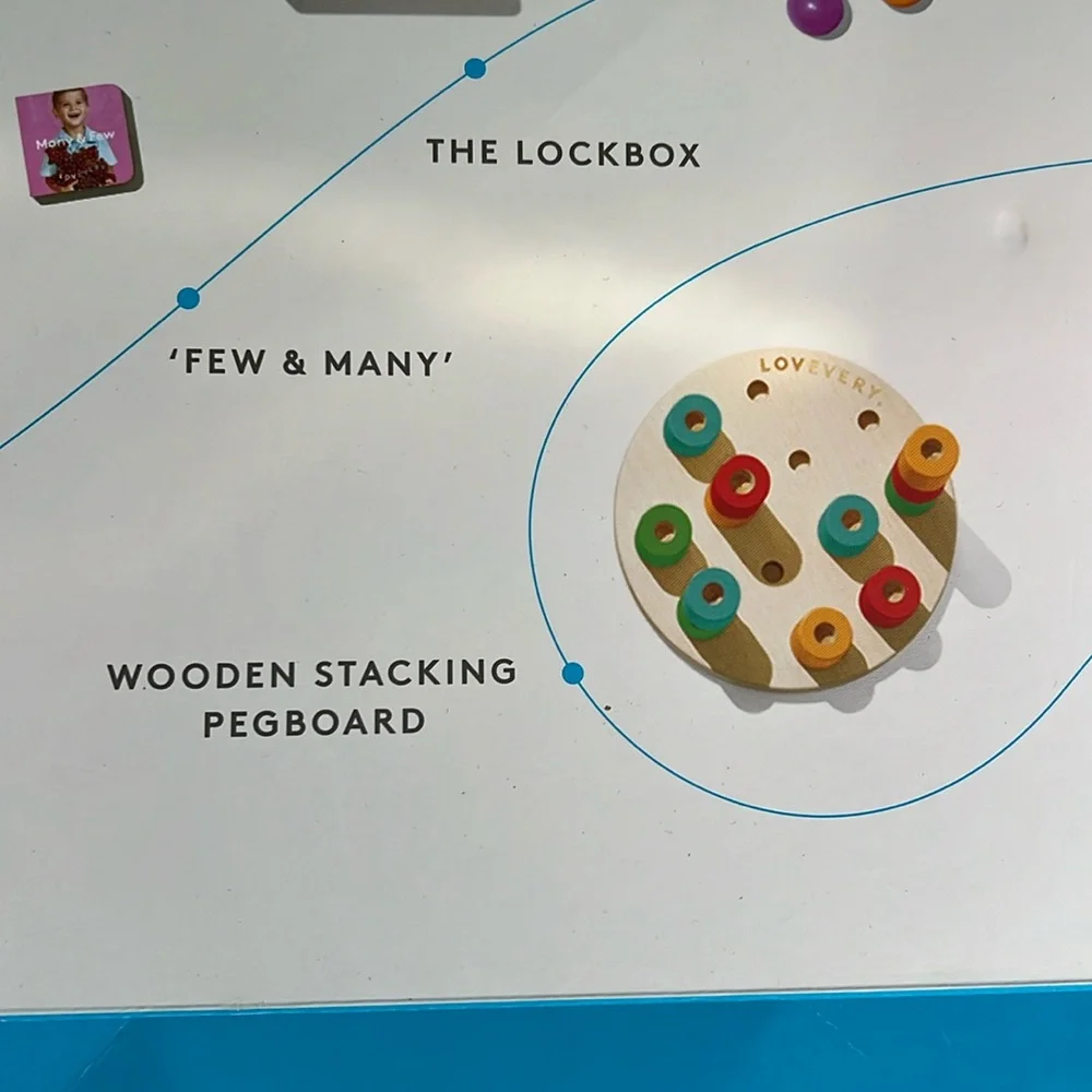 Lovevery Wooden Stacking Pegboard